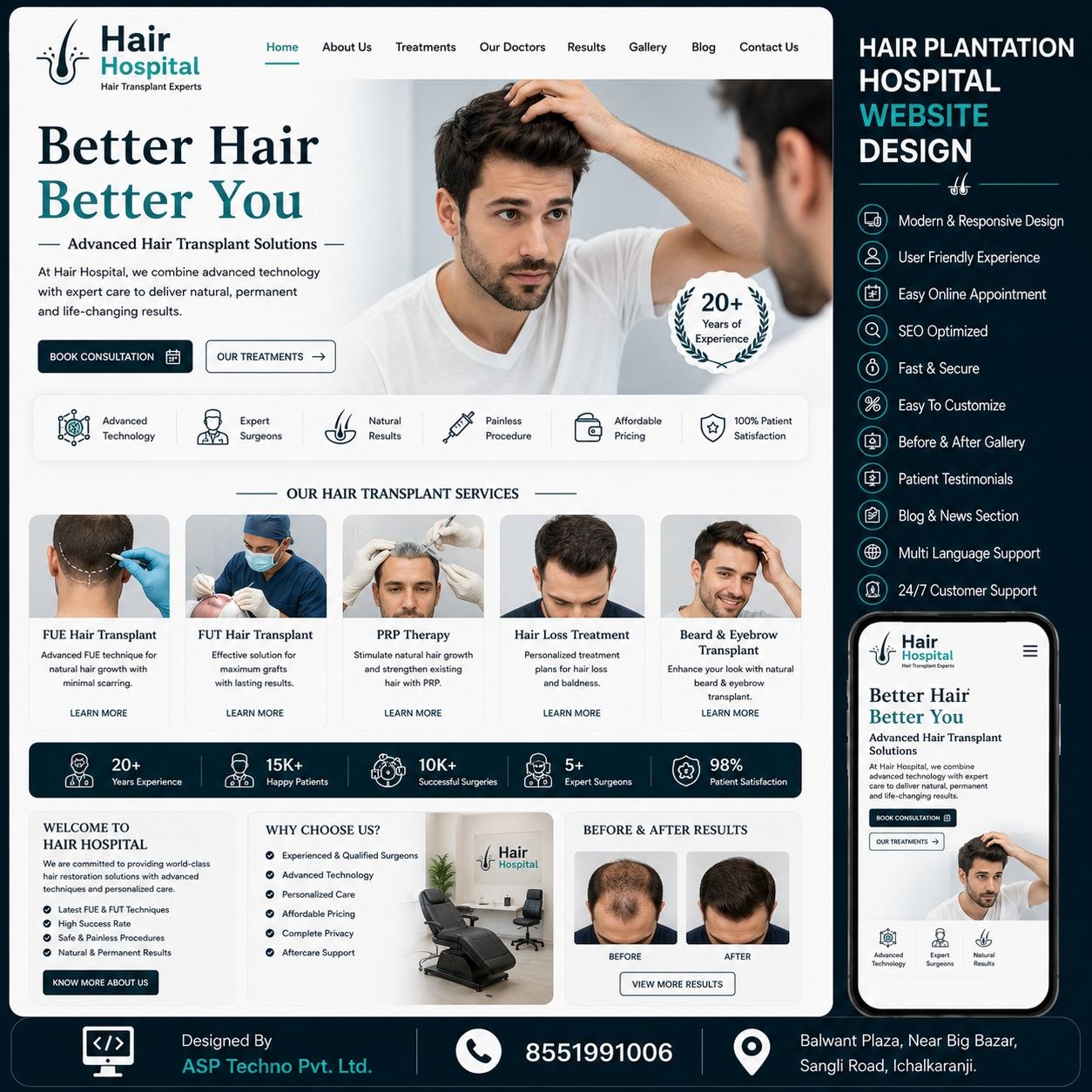 Hair Transplant Website