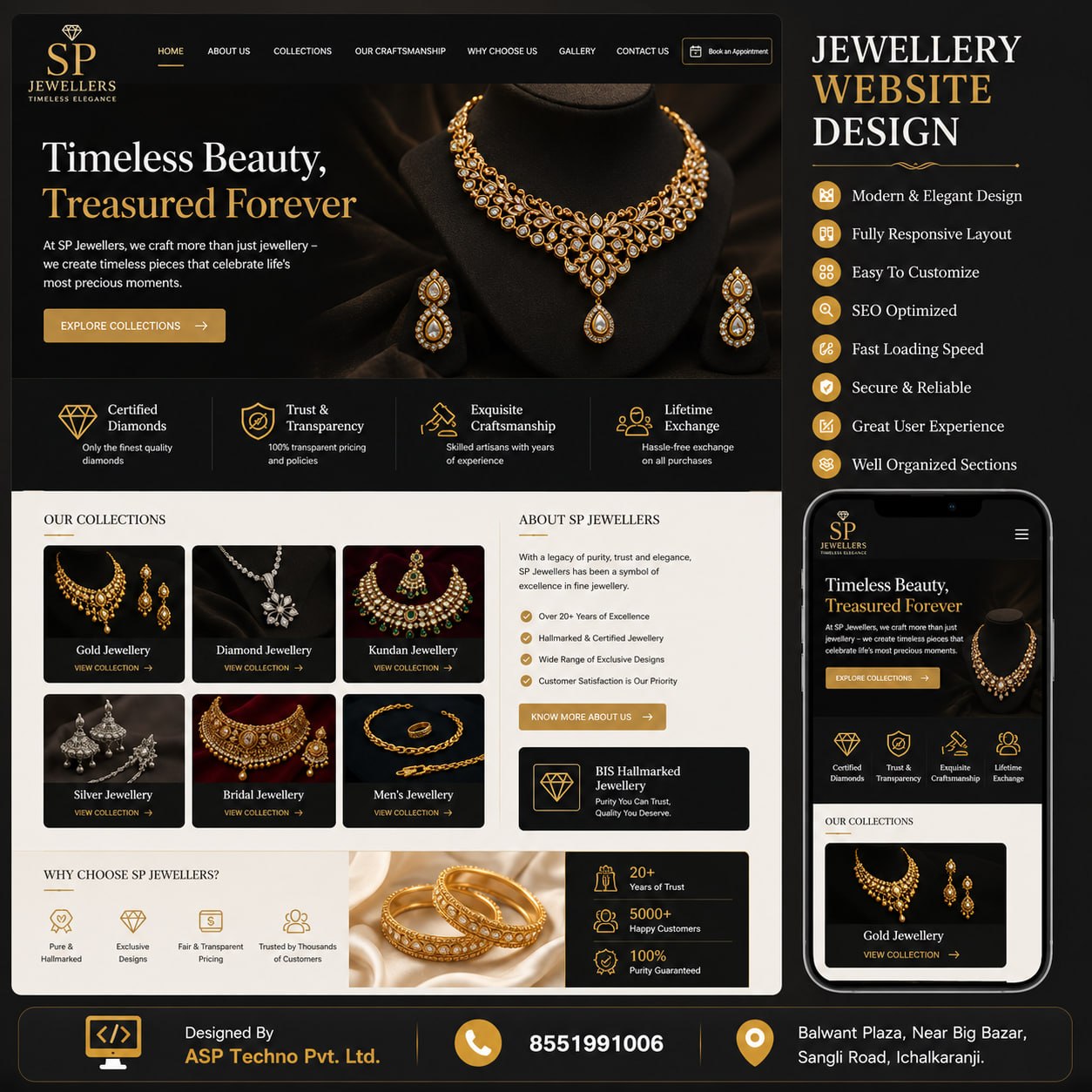 Jewellery Website Design