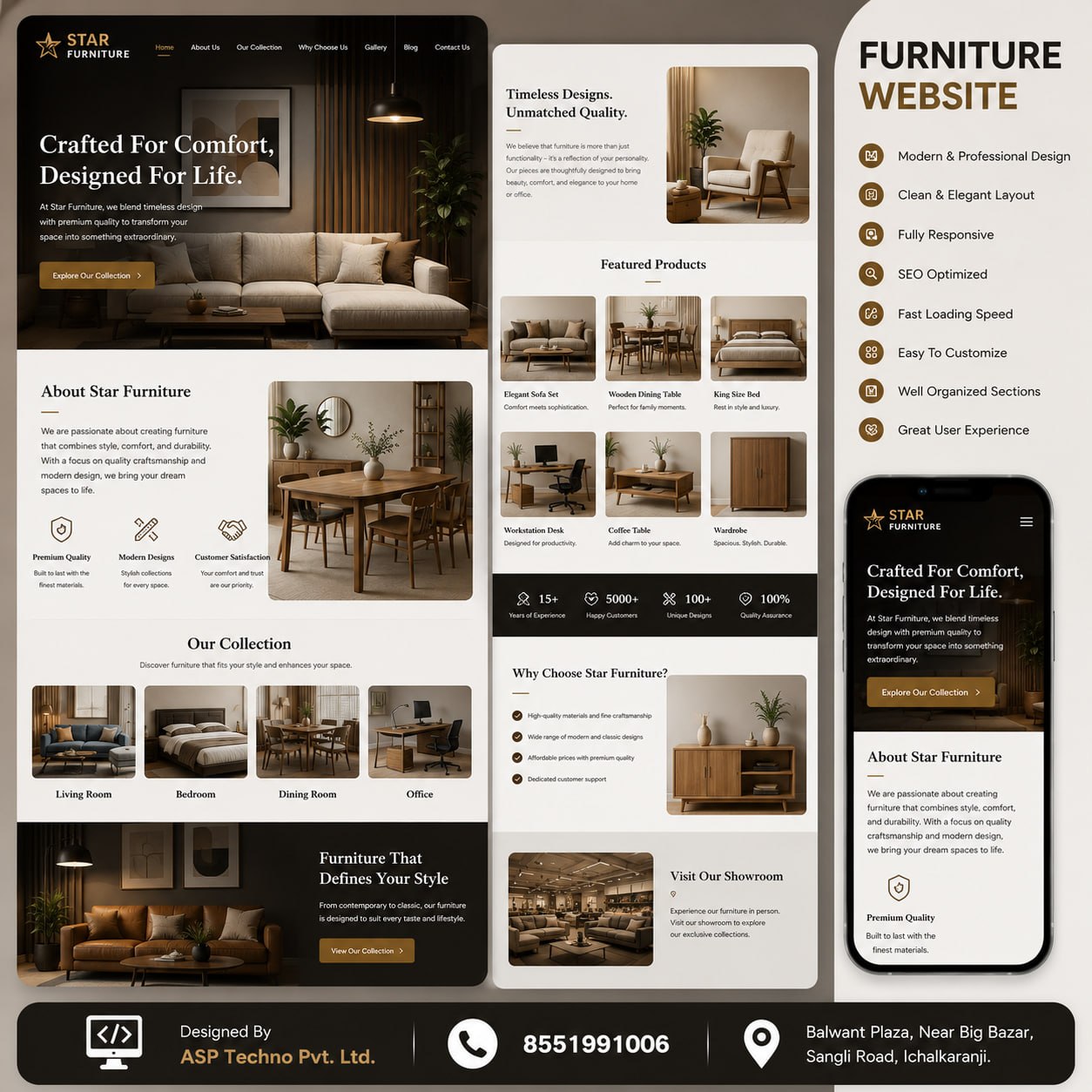 Furniture Website Design